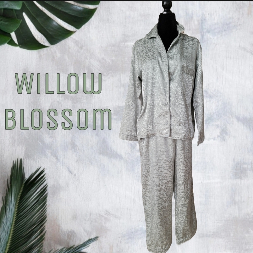 Willow Blossom Button Down Pajama Set